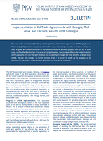 Implementation of EU Trade Agreements with Georgia, Moldova, and Ukraine: Results and Challenges