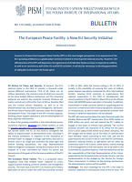 The European Peace Facility: a New EU Security Initiative
