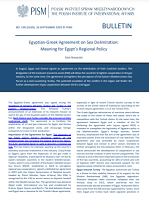 Egyptian-Greek Agreement on Sea Delimitation: Meaning for Egypt’s Regional Policy
