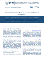 Saudi Arabia’s Nuclear Programme: International Implications Cover Image