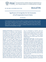 Significance of Immigration for the Economies of Gulf Cooperation Council States Cover Image