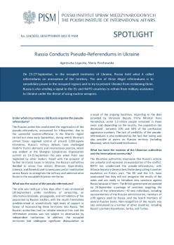 Russia Conducts Pseudo-Referendums in Ukraine