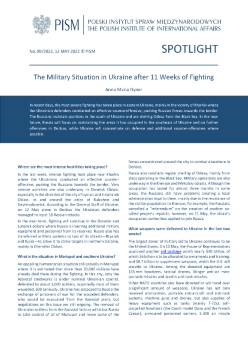 The Military Situation in Ukraine after 11 Weeks of Fighting