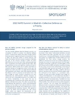2022 NATO Summit in Madrid - Collective Defence as a Priority Cover Image