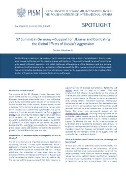 G7 Summit in Germany - Support for Ukraine and Combating the Global Effects of Russia’s Aggression