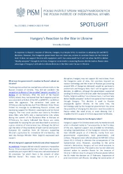 Hungary’s Reaction to the War in Ukraine