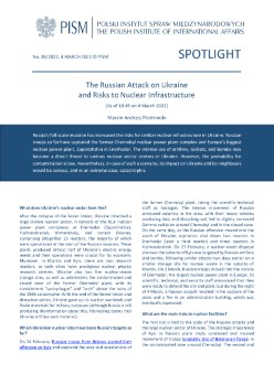 The Russian Attack on Ukraine and Risks to Nuclear Infrastructure (As of 10:45 on 4 March 2022)