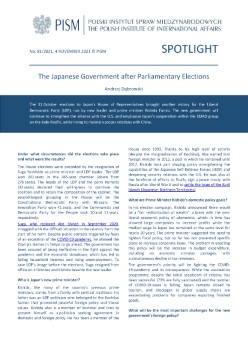 The Japanese Government after Parliamentary Elections