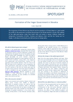 Formation of the Heger Government in Slovakia