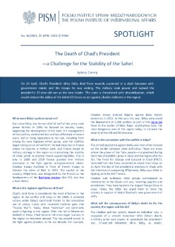 The Death of Chad’s President - a Challenge for the Stability of the Sahel