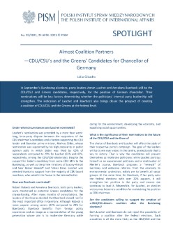 Almost Coalition Partners - CDU/CSU’s and the Greens’ Candidates for Chancellor of Germany