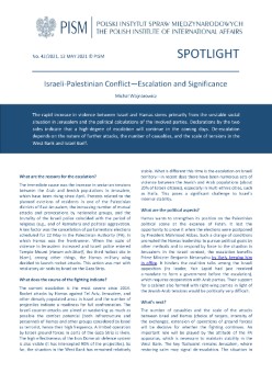 Israeli-Palestinian Conflict - Escalation and Significance