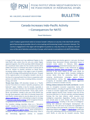 Canada Increases Indo-Pacific Activity - Consequences for NATO