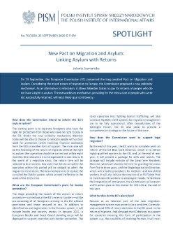 New Pact on Migration and Asylum: Linking Asylum with Returns Cover Image