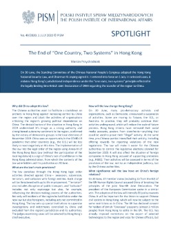 The End of “One Country, Two Systems” in Hong Kong Cover Image
