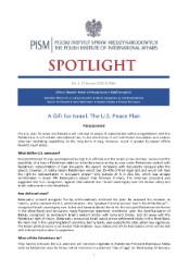 A Gift for Israel: The U.S. Peace Plan