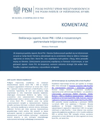 Deklaracja Japonii, Korei Płd. i USA o rozszerzonym partnerstwie trójstronnym