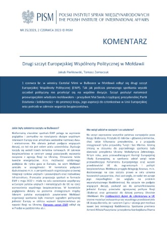 Drugi szczyt Europejskiej Wspólnoty Politycznej w Mołdawii