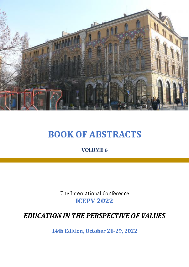 The International Conference "Education in the Perspective of Values" 2022 - BOOK OF ABSTRACTS Cover Image