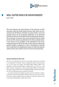 Will outer space be weaponized? Cover Image