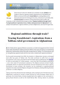 Regional ambitions through trade? Tracing Kazakhstan’s Aspirations from a Taliban-ruled government in Afghanistan Cover Image