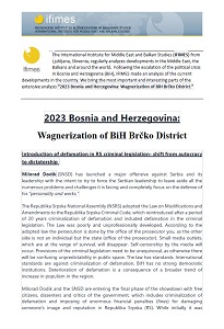 2023 Bosnia and Herzegovina: Wagnerization of BiH Brčko District