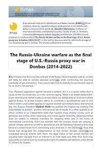The Russia-Ukraine warfare as the final stage of U.S.-Russia proxy war in Donbas (2014-2022) Cover Image