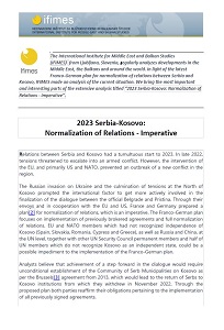 2023 Serbia-Kosovo: Normalization of Relations - Imperative
