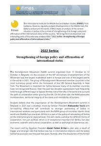 2022 Serbia: Strengthening of foreign policy and affirmation of international status