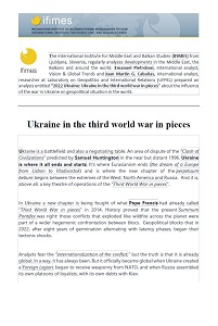 Ukraine in the third world war in pieces
