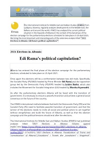 2021 Elections in Albania: Edi Rama's political capitulation?