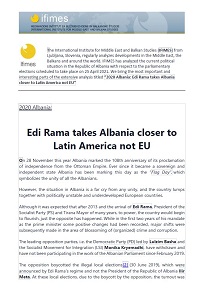 2020 Albania: Edi Rama takes Albania closer to Latin America not EU
