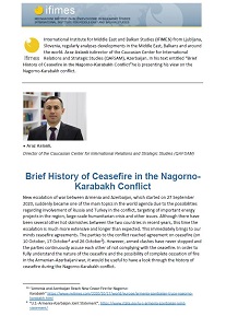 Brief History of Ceasefire in the Nagorno-Karabakh Conflict