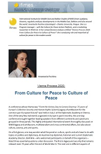 Vienna Process 2020: From Culture for Peace to Culture of Peace