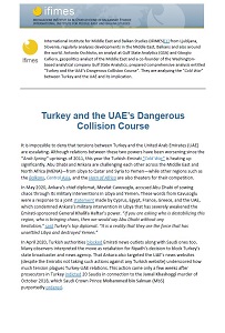 Turkey and the UAE’s Dangerous Collision Course