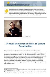 Of multilateralism and future to Europe Recalibration