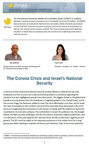 The Corona Crisis and Israel’s National Security