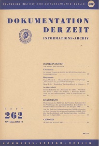 Documentation of Time 1962 / 262