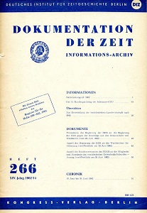 Documentation of Time 1962 / 266