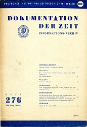 Documentation of Time 1962 / 276