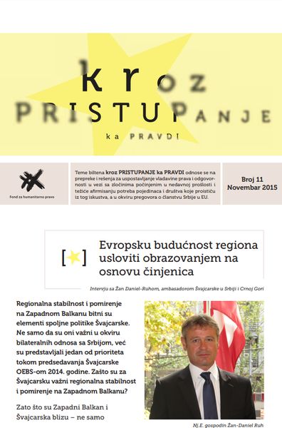 Bulletin - Through Accession to Justice 11 Cover Image