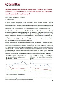 The implications of the possible accession of the Republic of Moldova to the Eurasian Economic Union on the tariff measures applied by the EU towards Moldovan exports