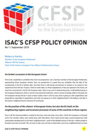 ISAC’S CFSP POLICY OPINION: No 1 / September 2015 Cover Image