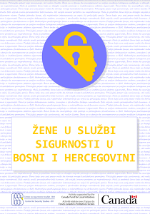 Women in the Service of Security in Bosnia and Herzegovina Cover Image