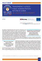 Transparency across public administration reform in Serbia: An underachieved priority Cover Image
