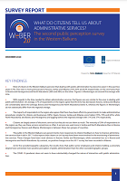 What do citizens tell us about administrative services? The second public perception survey in the Western Balkans Cover Image
