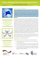 Policy Making and EU Accession Negotiations: Getting Results for Serbia Cover Image