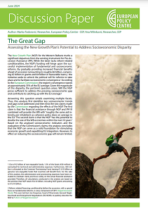 The Great Gap - Assessing the New Growth Plan’s Potential to Address Socioeconomic Disparity Cover Image