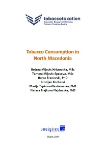 Tobacco Consumption in North Macedonia Cover Image