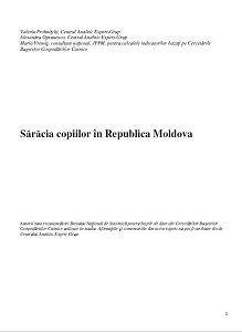 Child poverty in the Republic of Moldova Cover Image